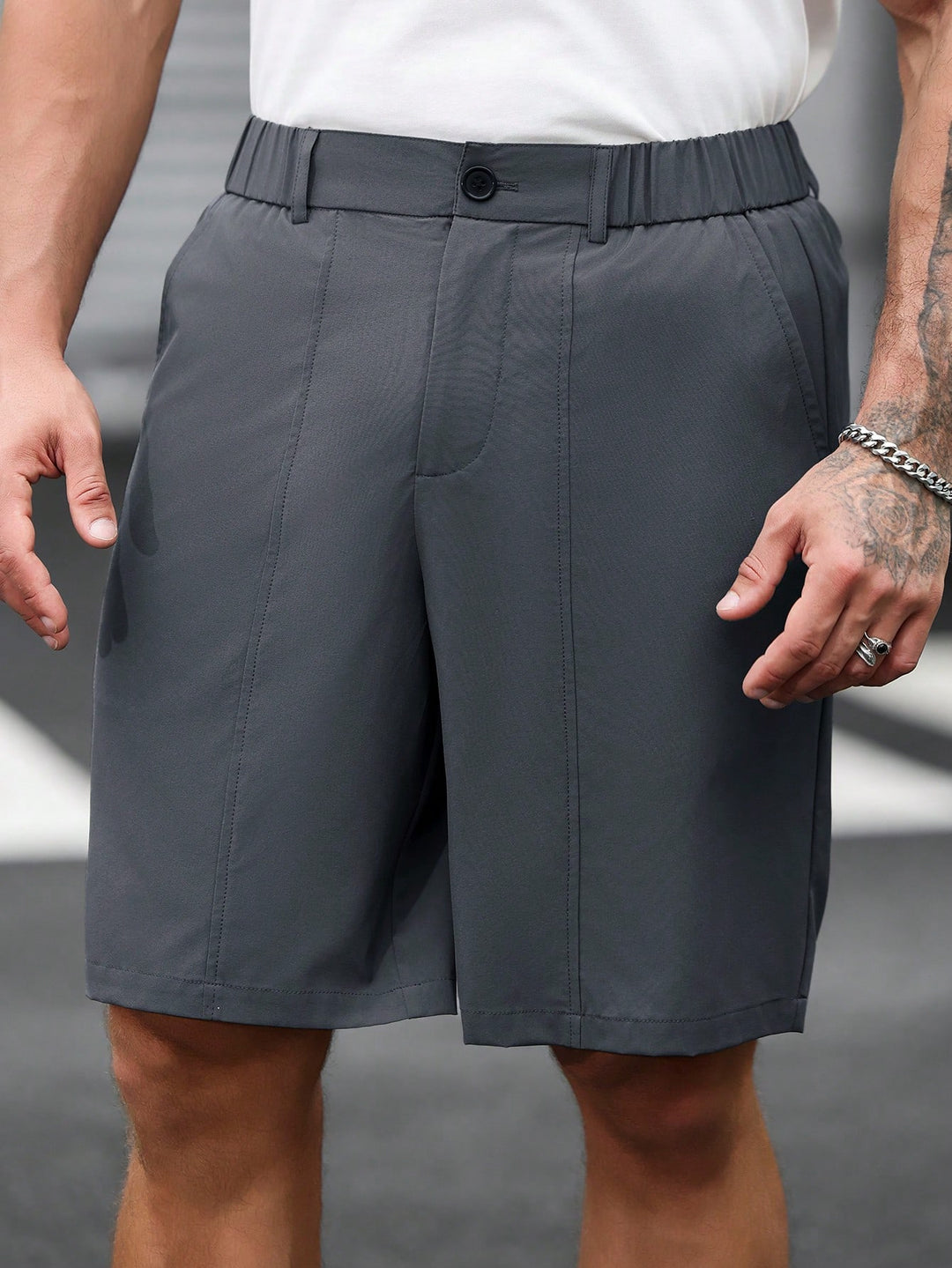 Pantaloni scurți SHEIN, gri