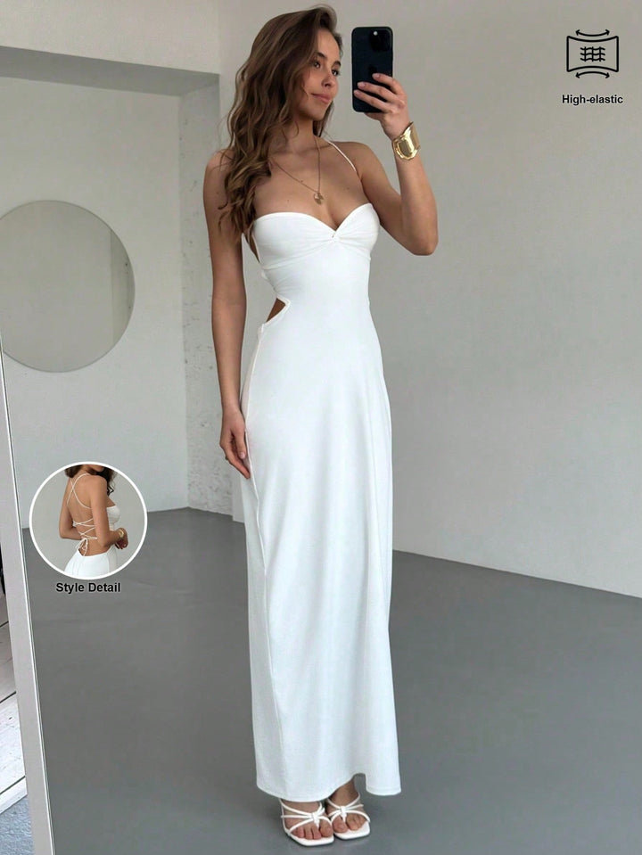 Rochie maxi SHEIN, alb