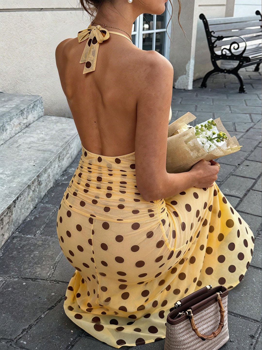 Rochie maxi SHEIN, galben