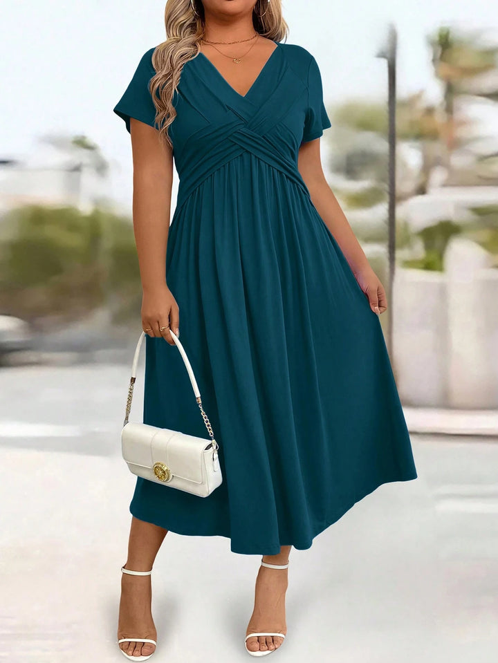 Rochie midi SHEIN, albastru