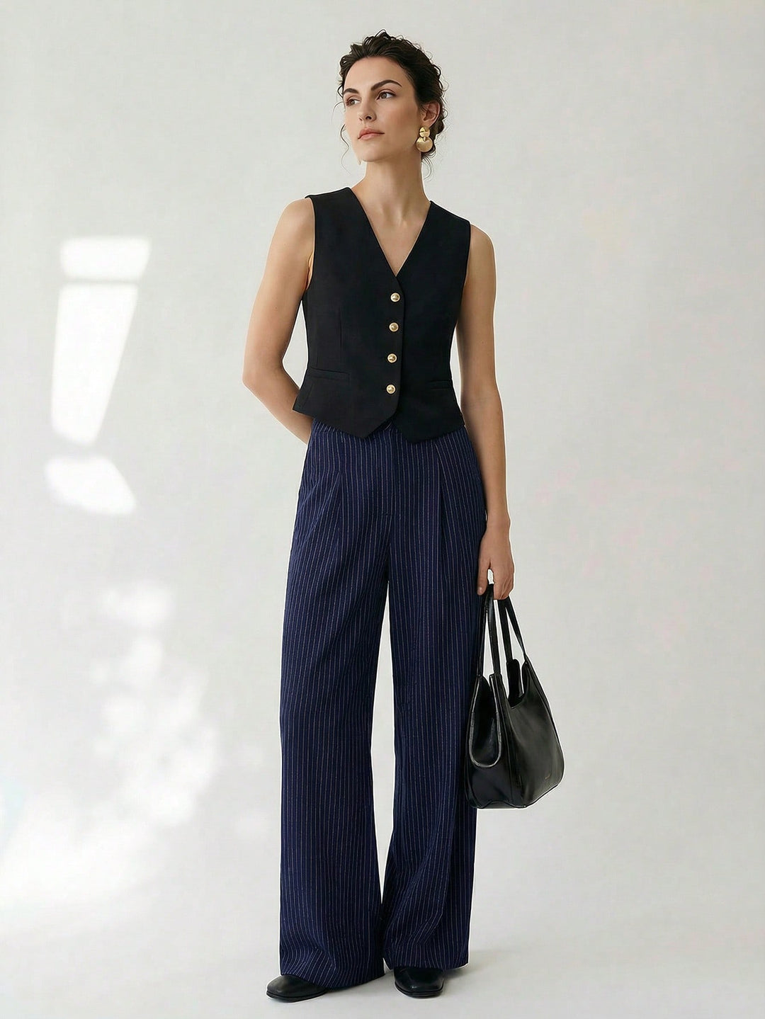Pantaloni SHEIN, albastru