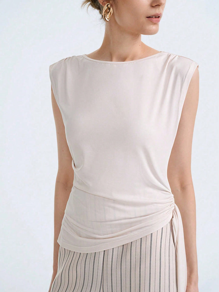 Tricou SHEIN, bej