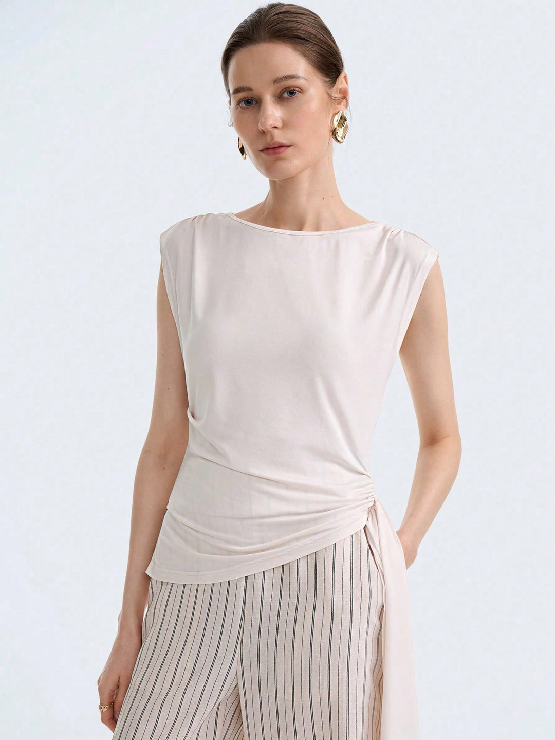 Tricou SHEIN, bej