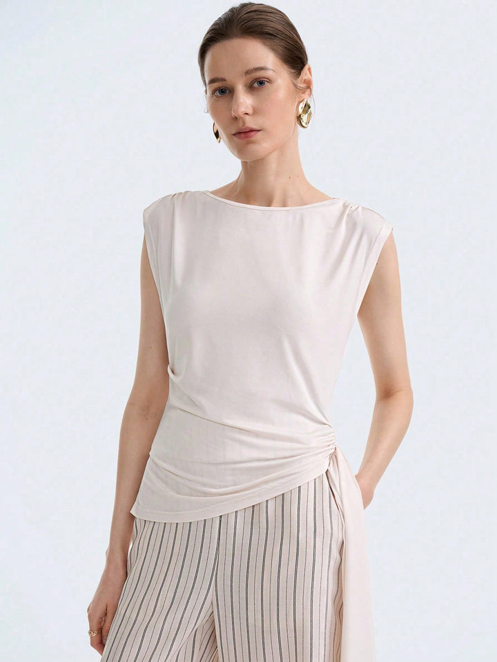 Tricou SHEIN, bej