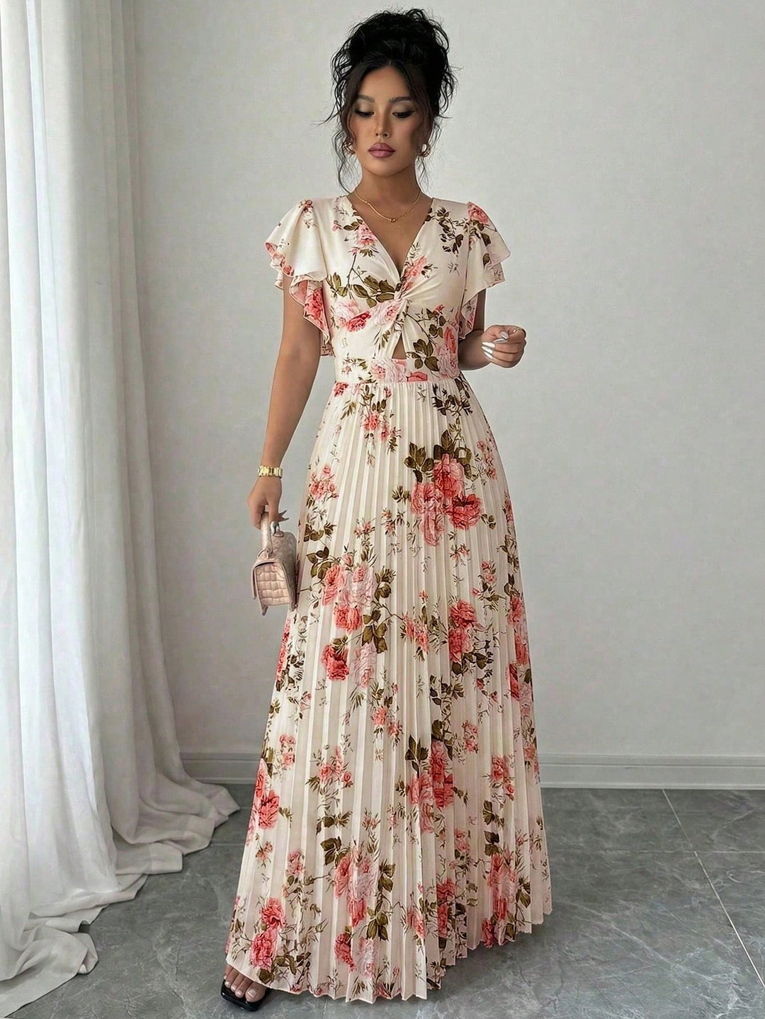 Rochie maxi SHEIN, mix culori