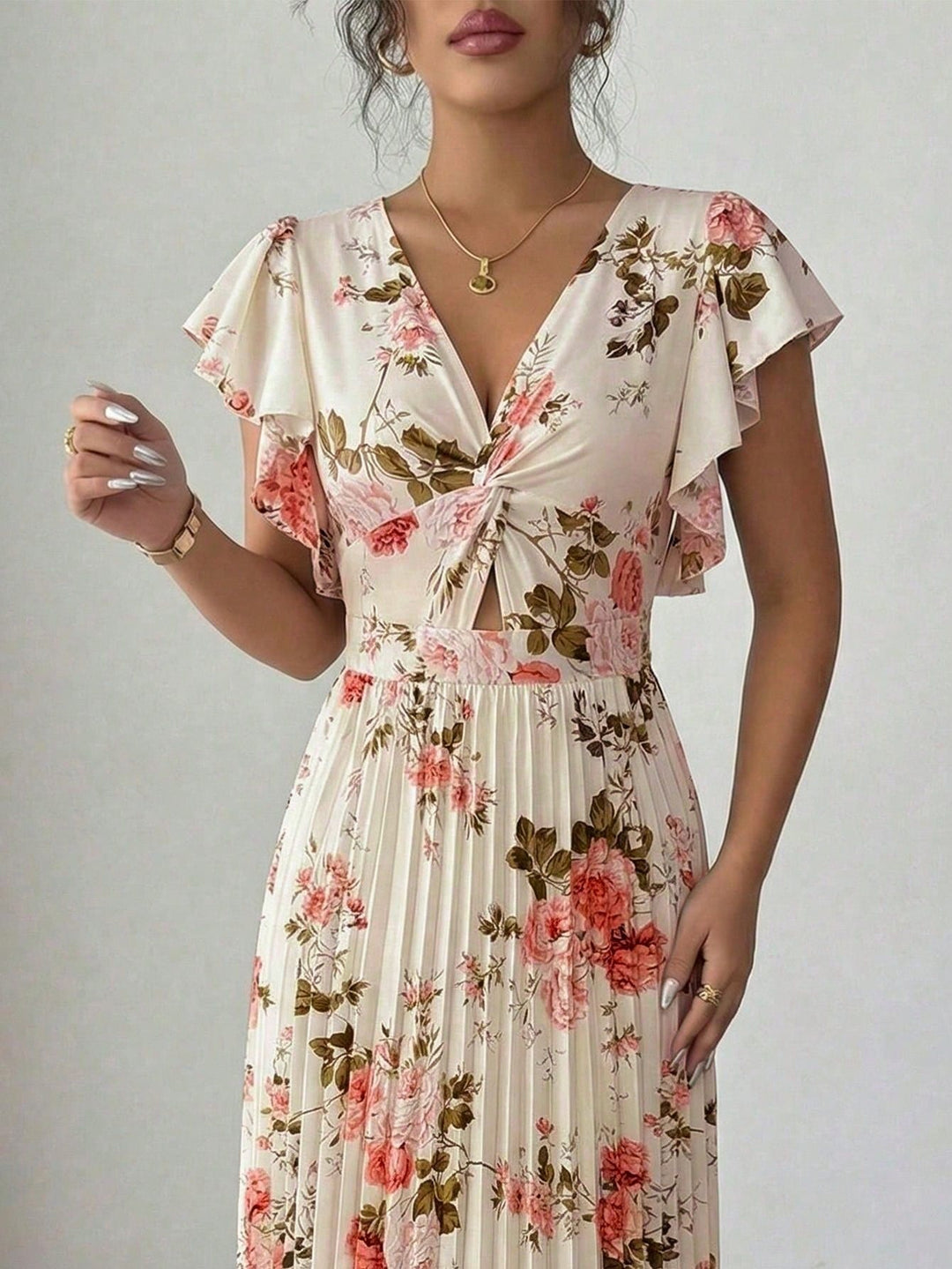 Rochie maxi SHEIN, mix culori