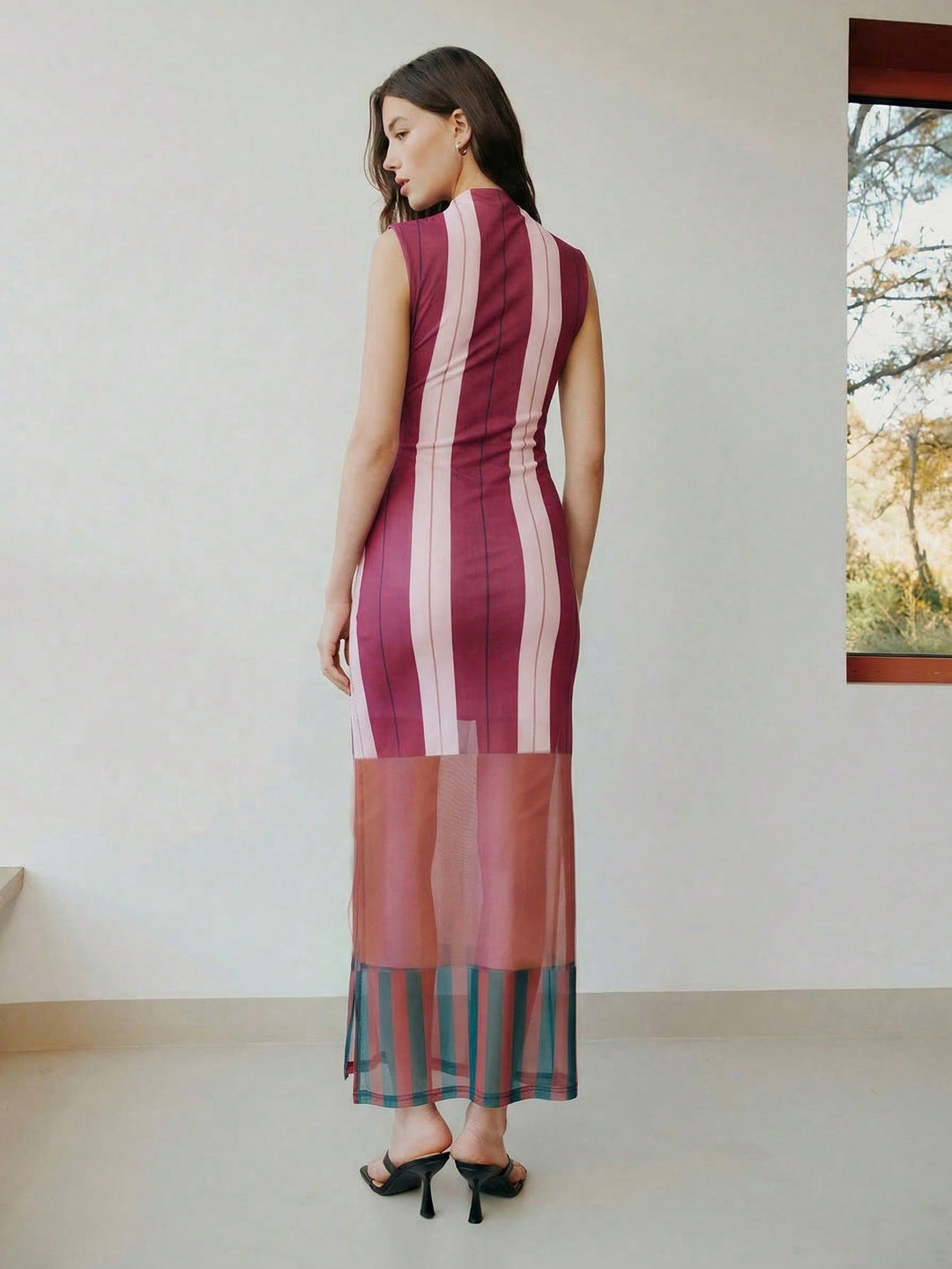 Rochie midi SHEIN, mix culori