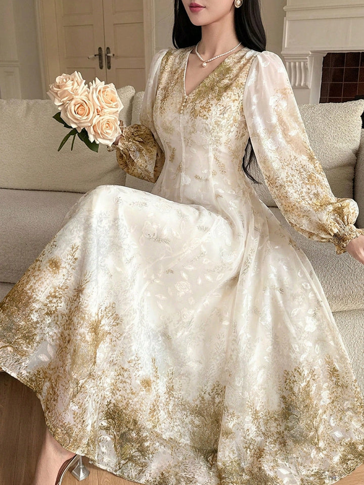 Rochie maxi SHEIN, mix culori