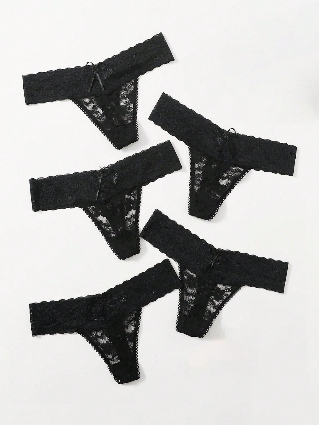 Slip tanga SHEIN, negru
