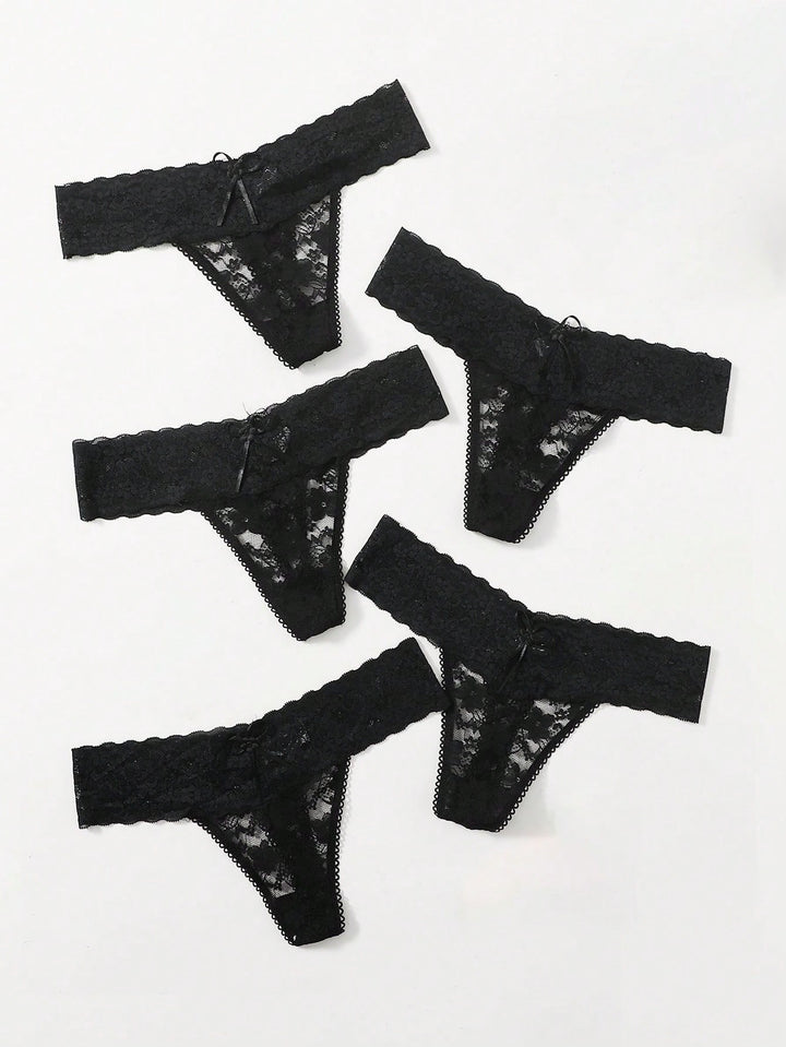 Slip tanga SHEIN, negru