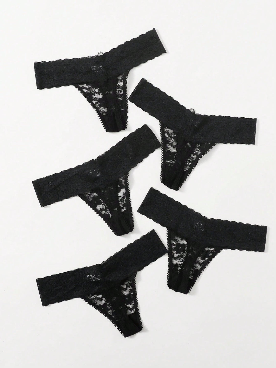 Slip tanga SHEIN, negru