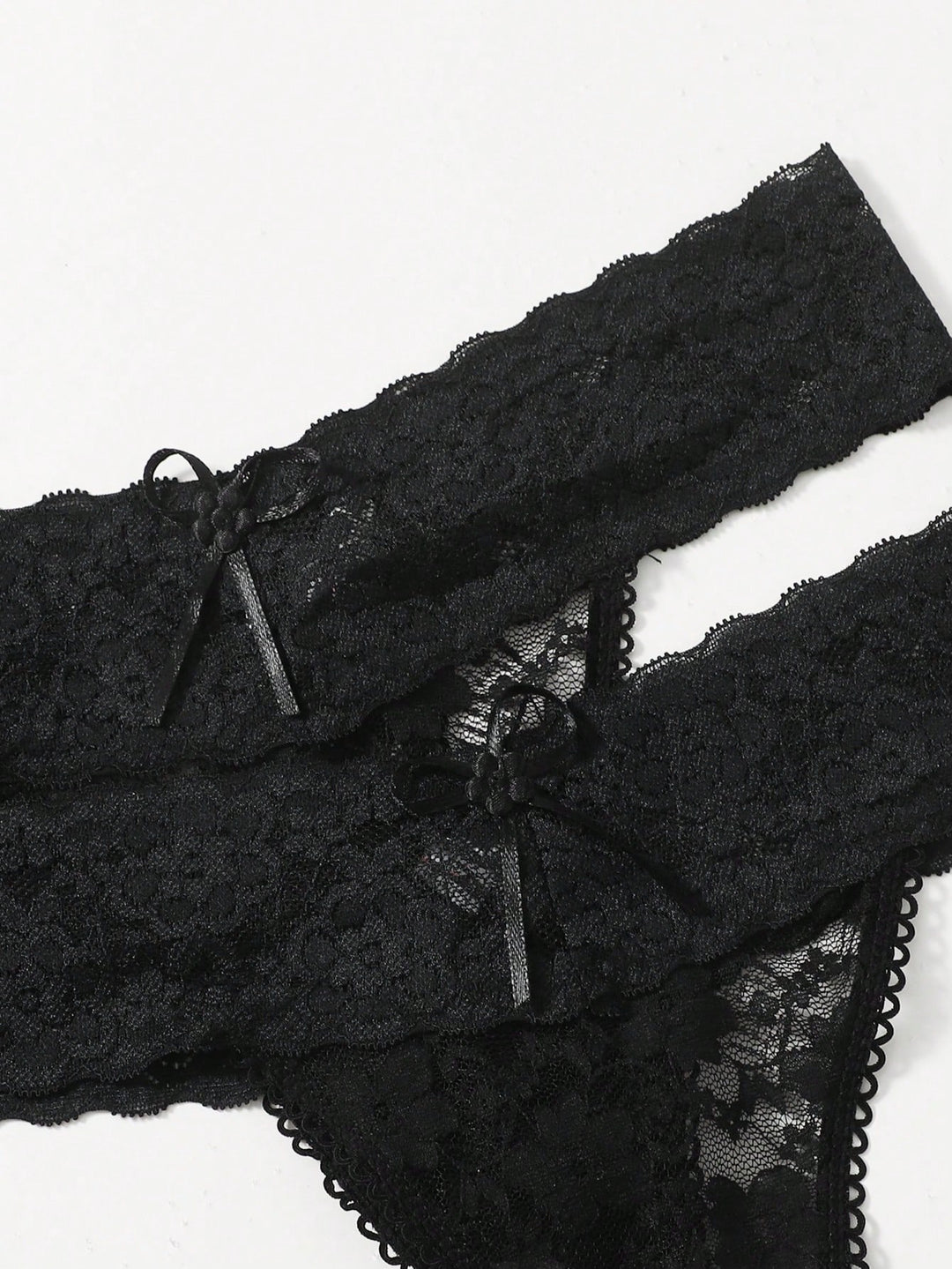 Slip tanga SHEIN, negru
