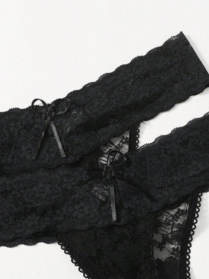 Slip tanga SHEIN, negru
