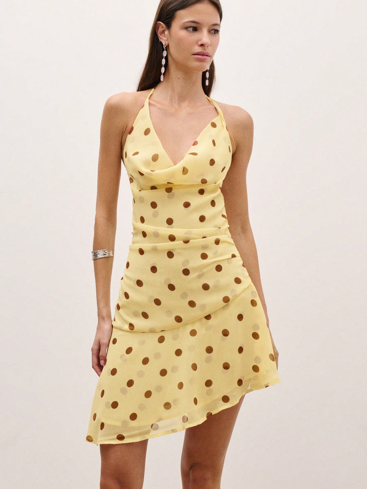 Rochie scurtă SHEIN, galben