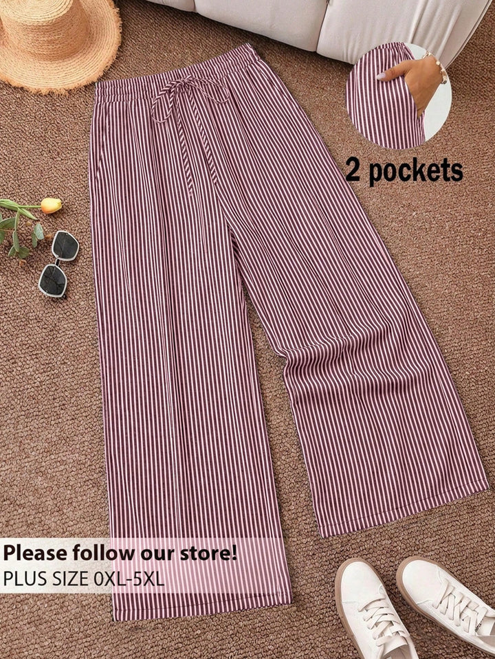 Pantaloni SHEIN, vișiniu