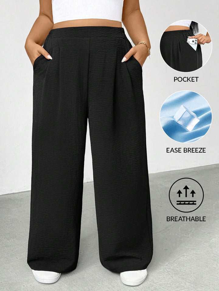 Pantaloni SHEIN, negru