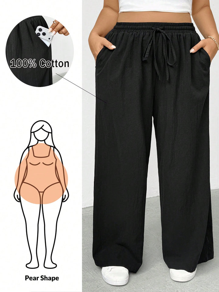 Pantaloni SHEIN, negru