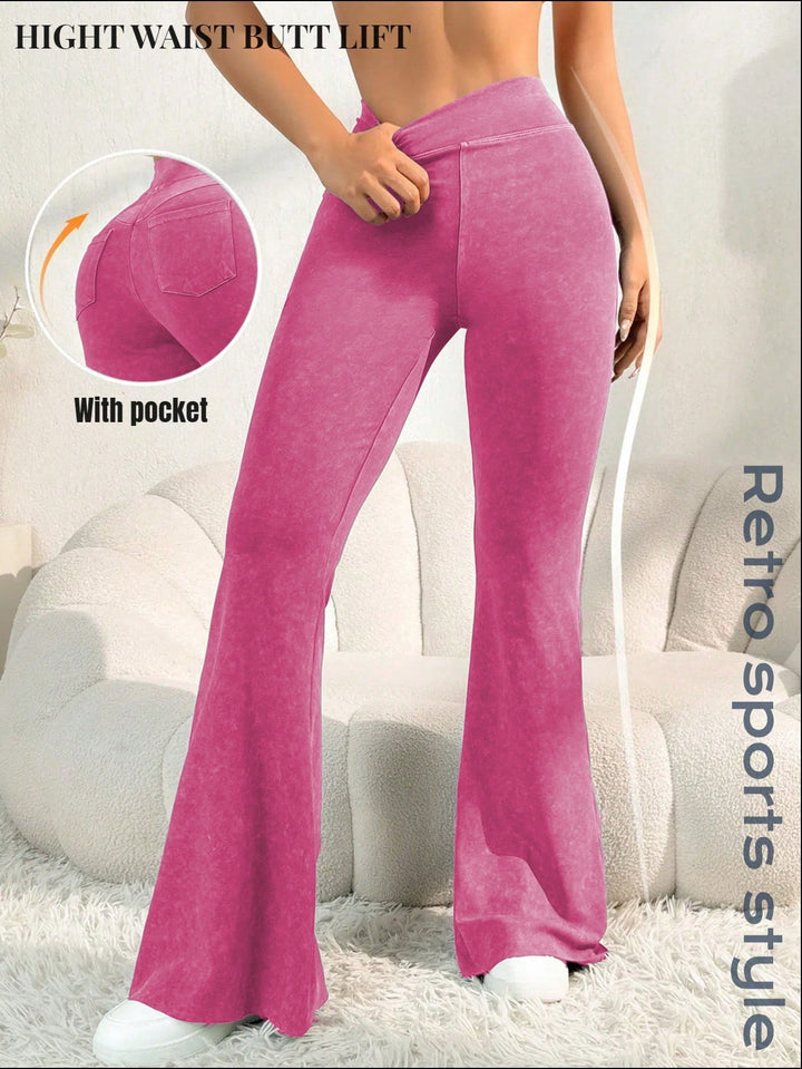 Pantaloni SHEIN, roz