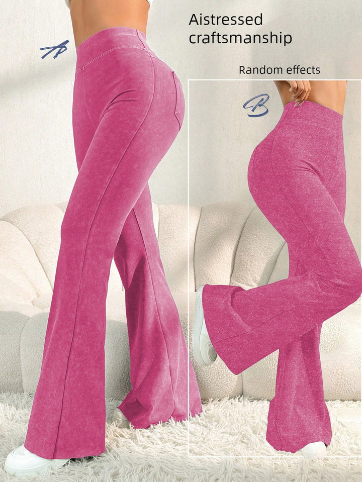 Pantaloni SHEIN, roz