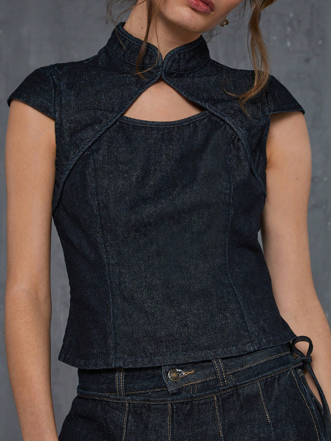 Top SHEIN, negru