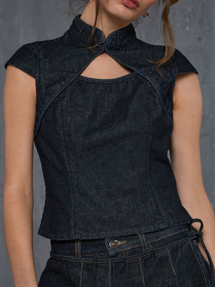 Top SHEIN, negru