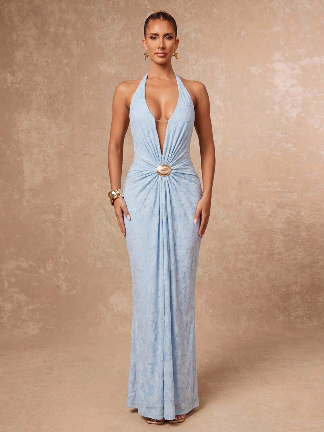 Rochie maxi SHEIN, albastru