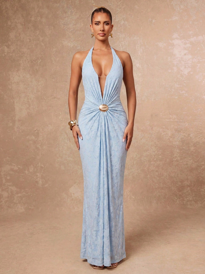 Rochie maxi SHEIN, albastru