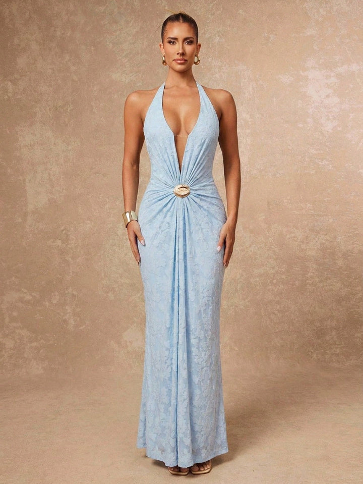 Rochie maxi SHEIN, albastru