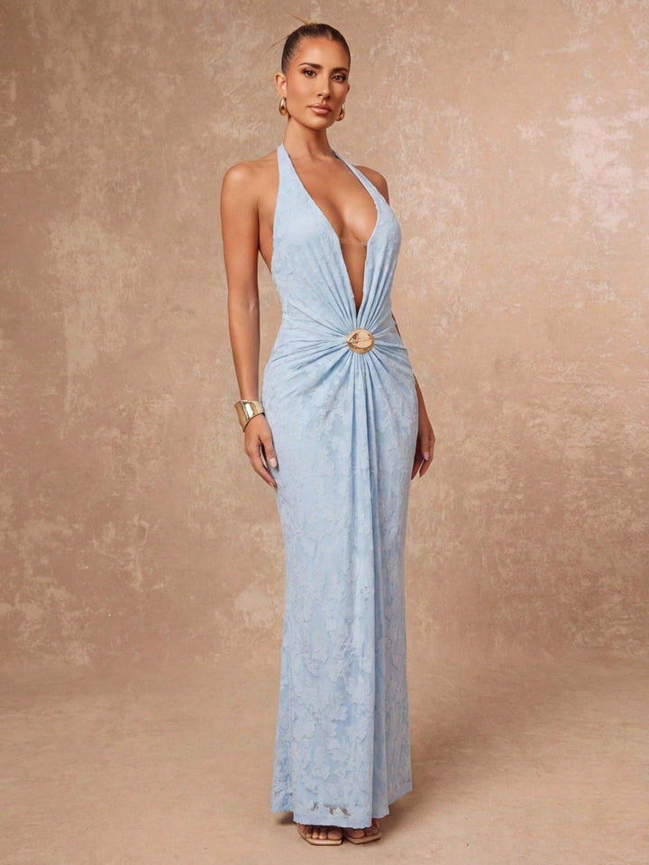 Rochie maxi SHEIN, albastru