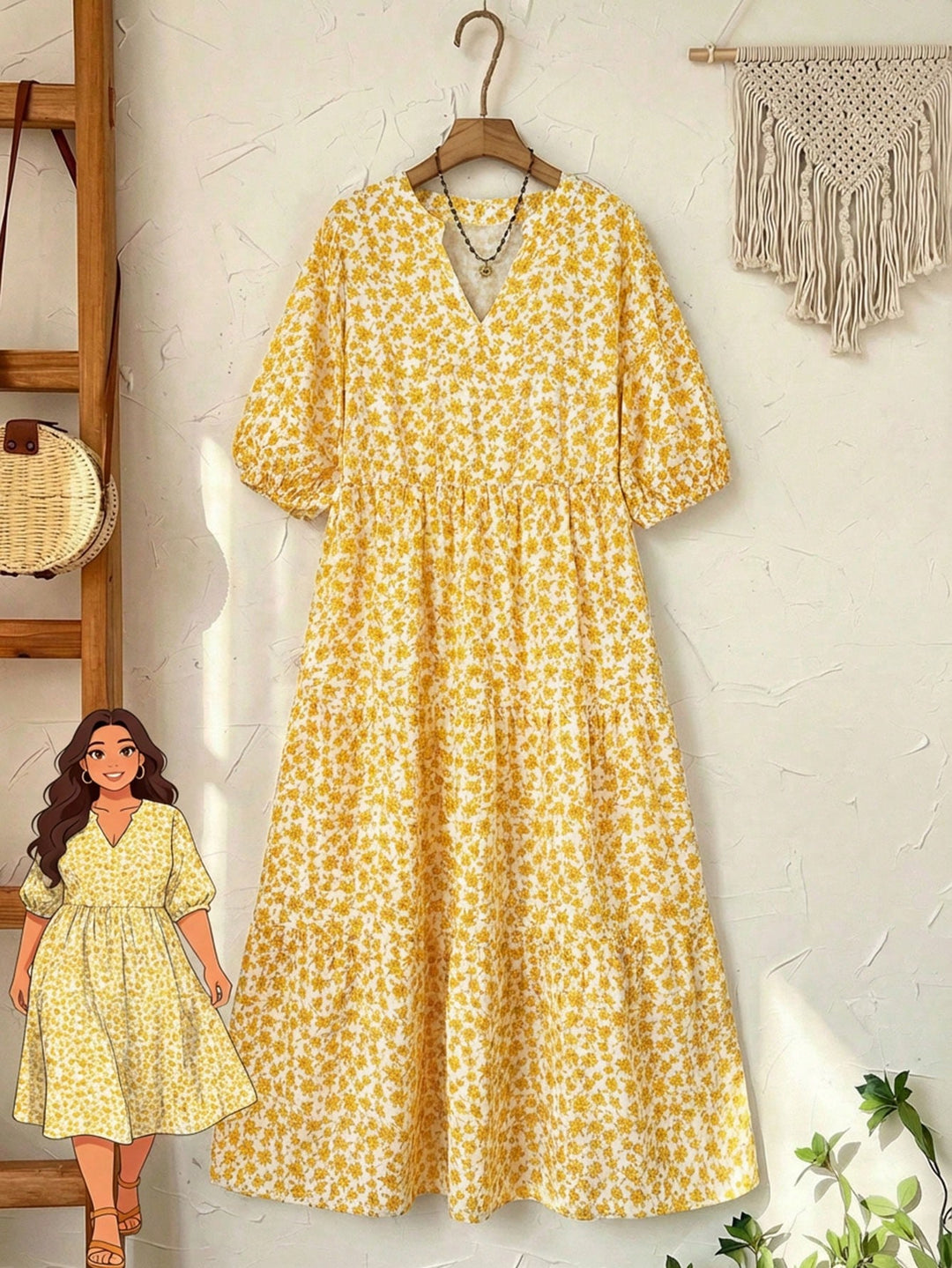 Rochie SHEIN, galben