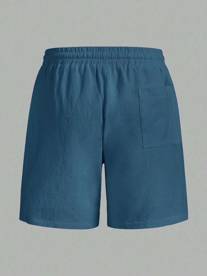Pantaloni scurți SHEIN, albastru