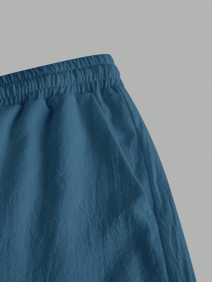 Pantaloni scurți SHEIN, albastru