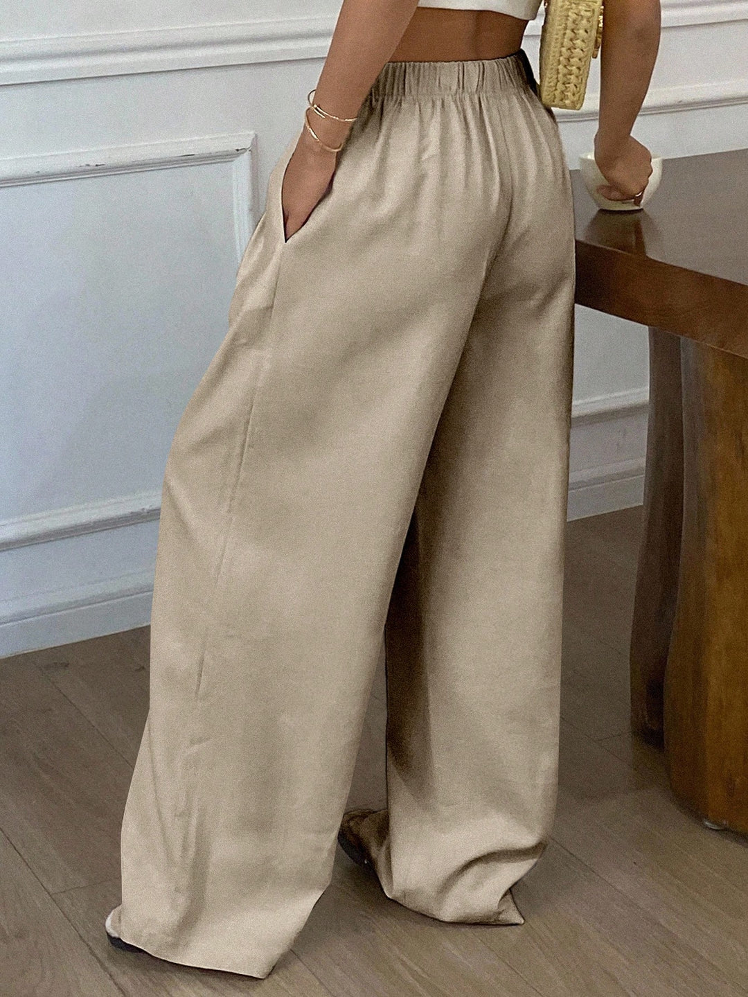 Pantaloni SHEIN, kaki