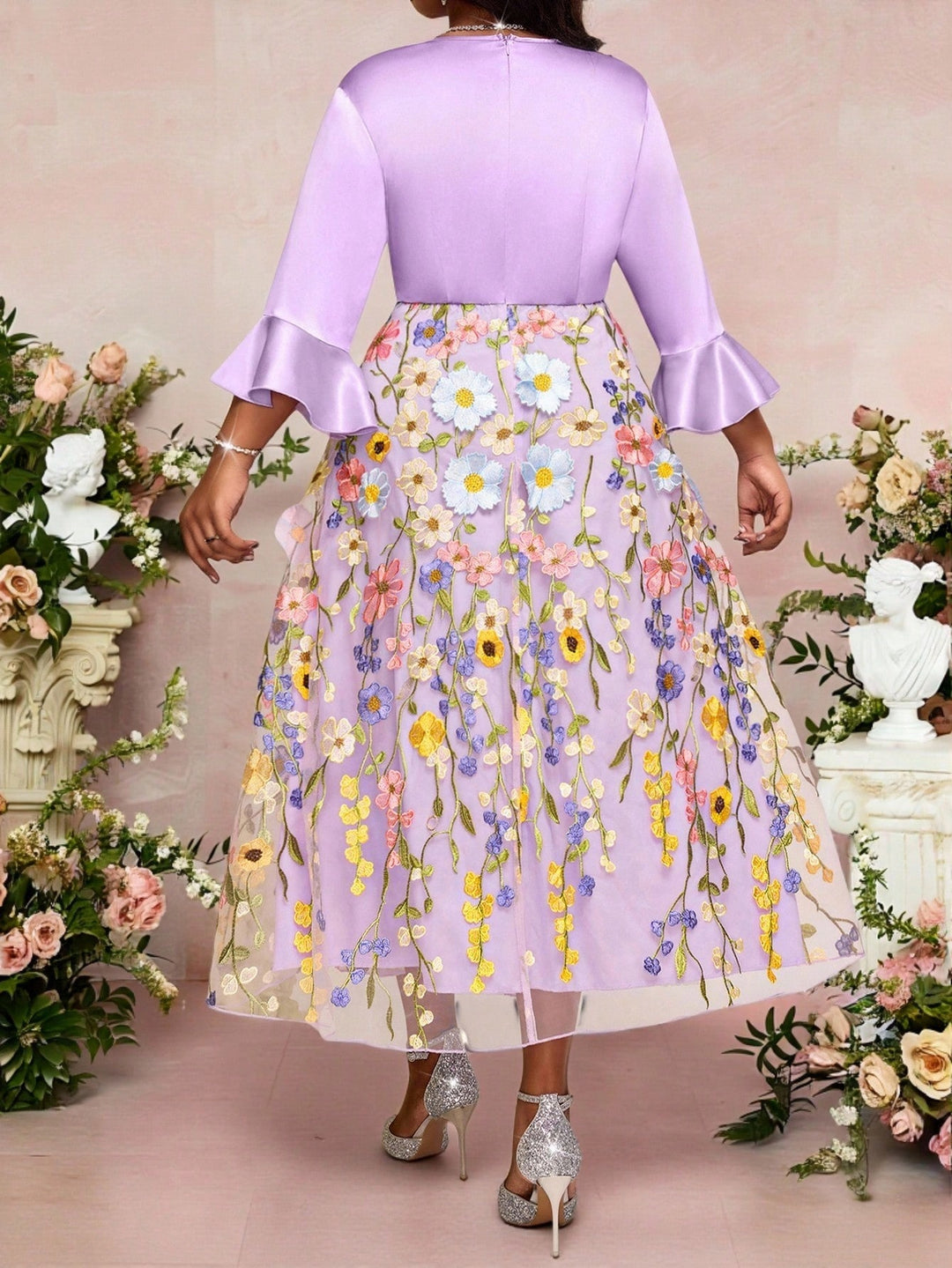 Rochie SHEIN, mix culori