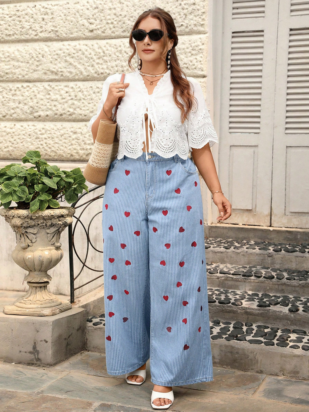 Jeans SHEIN, albastru