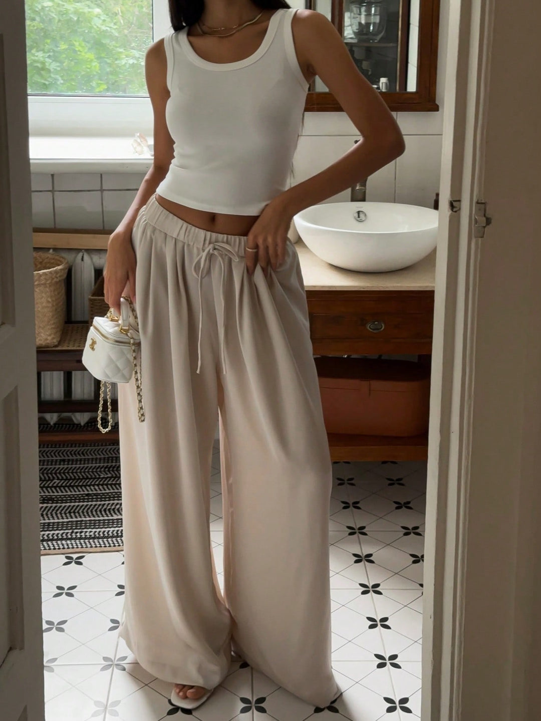 Pantaloni SHEIN, bej