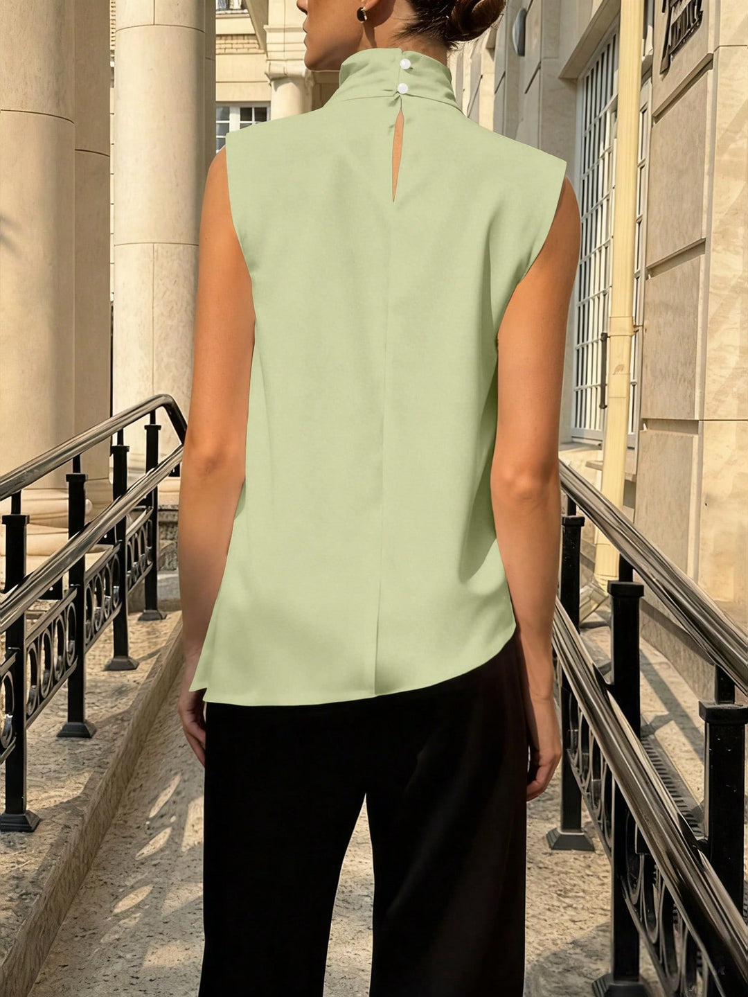 Top SHEIN, verde