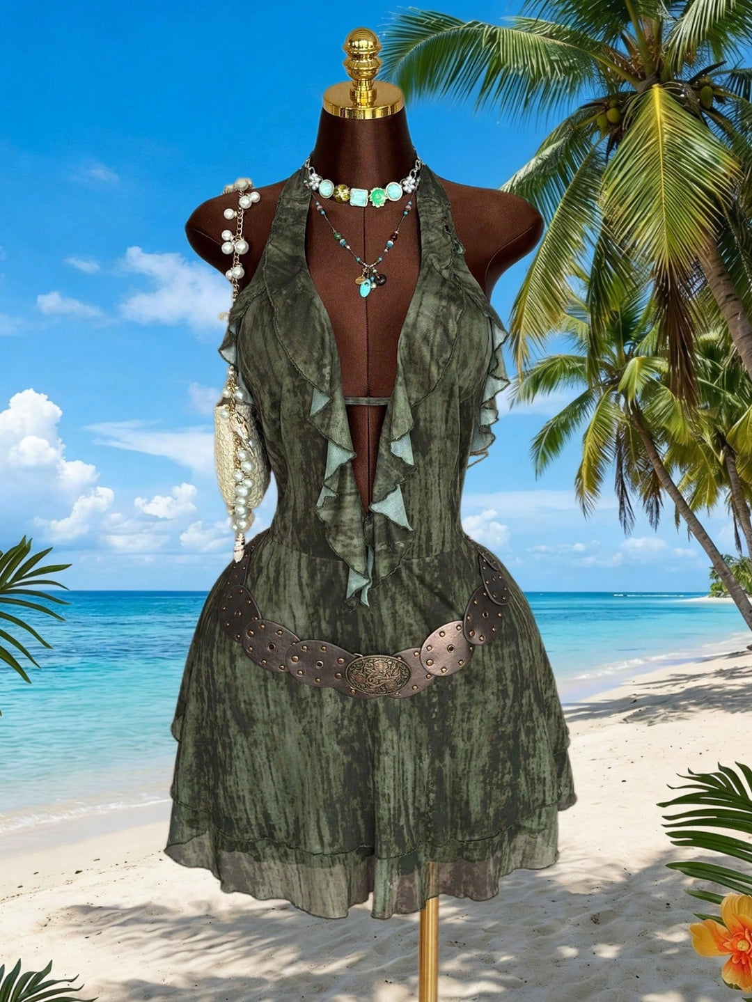 Rochie SHEIN, verde