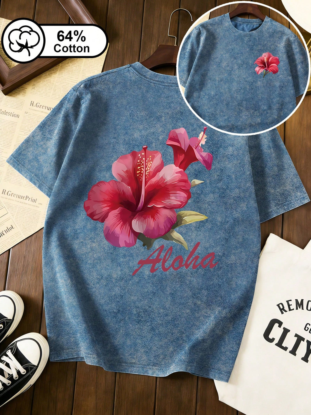 Tricou SHEIN, albastru