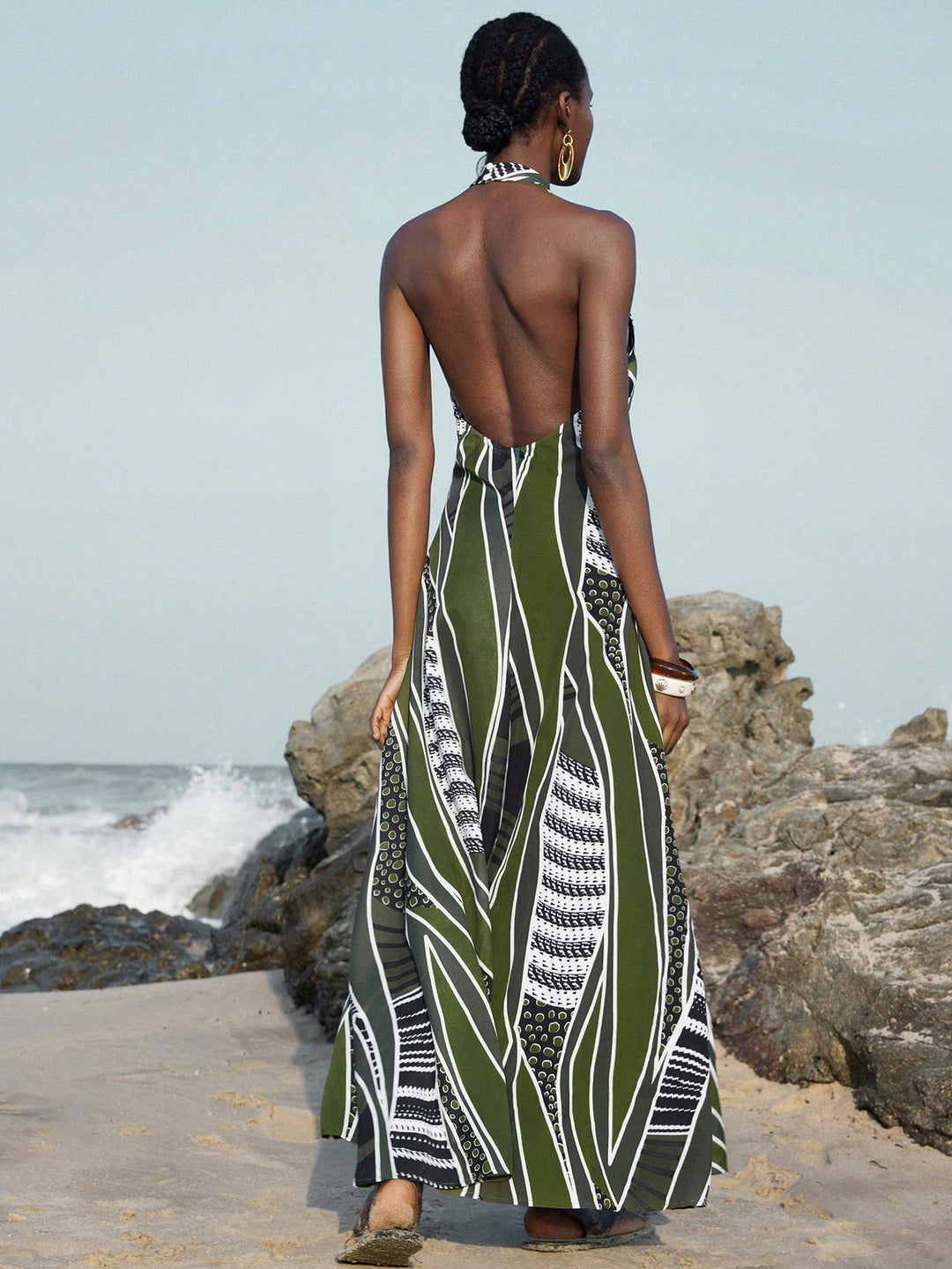 Rochie maxi SHEIN, mix culori