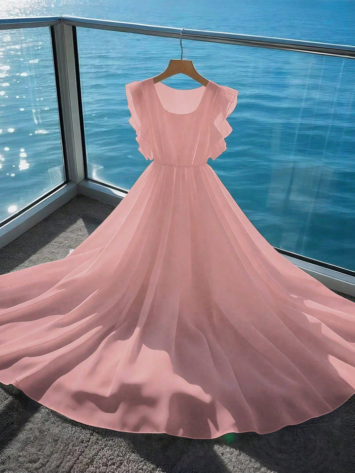 Rochie maxi SHEIN, roz