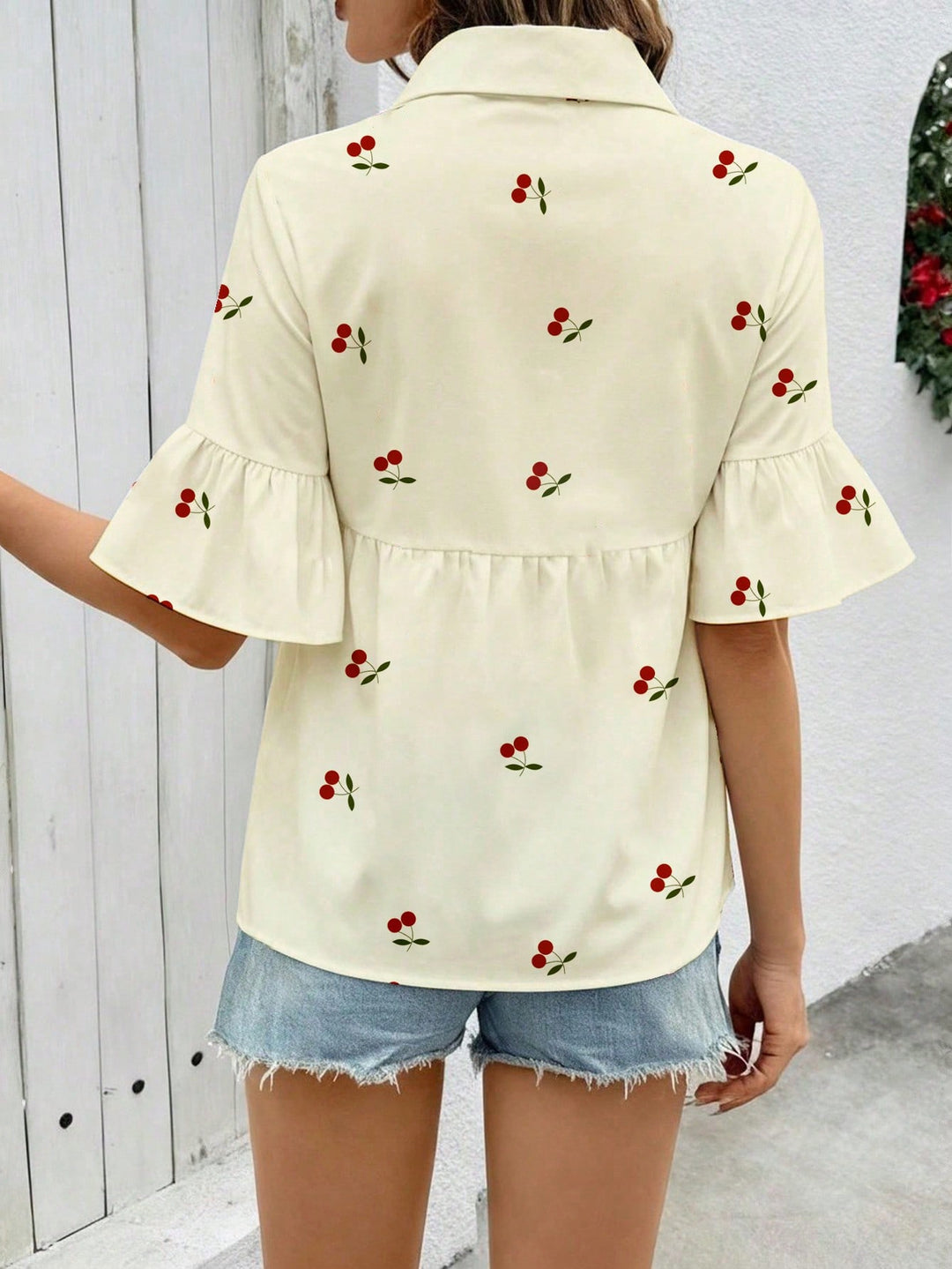 Top SHEIN, galben
