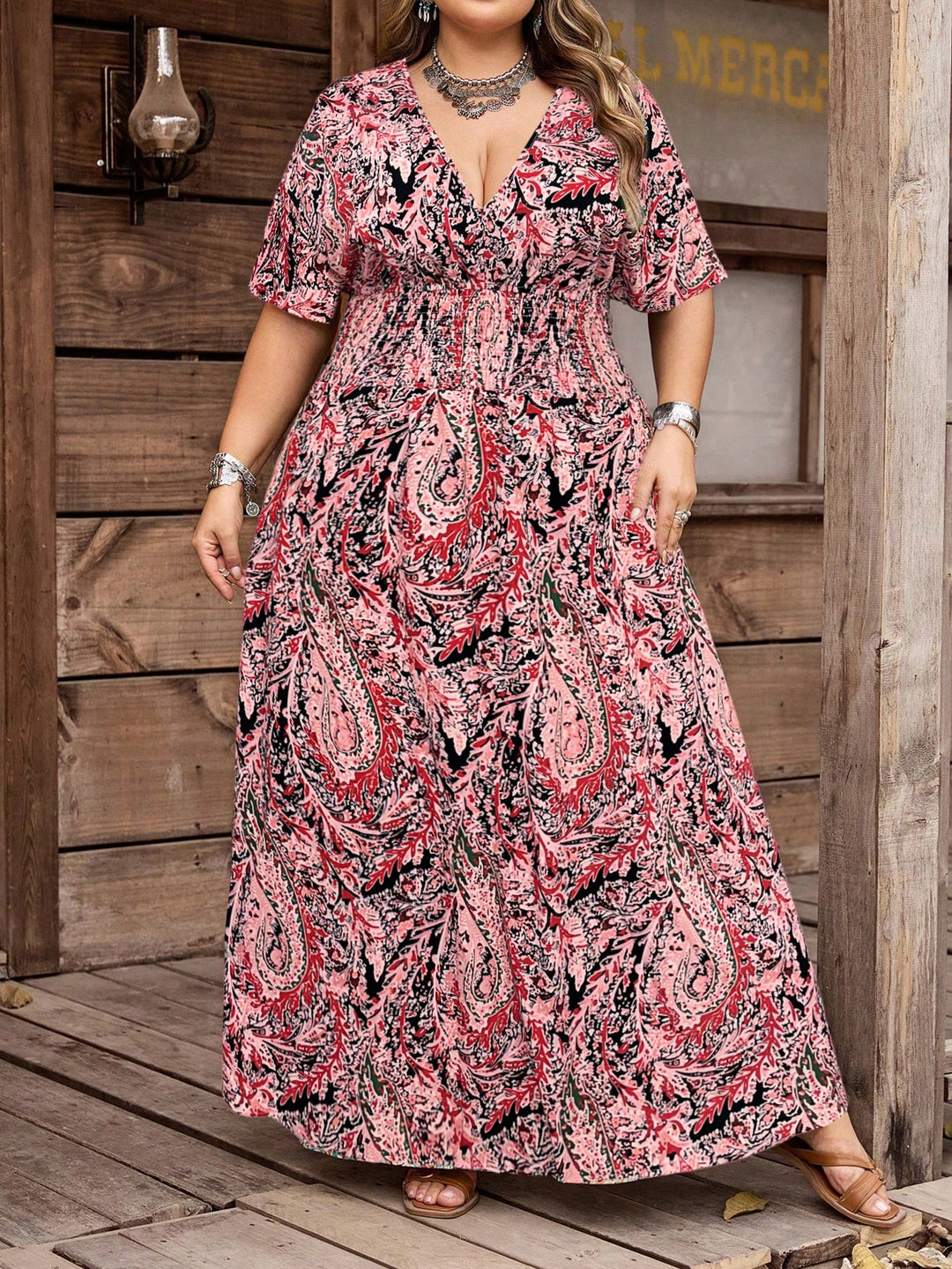 Rochie SHEIN, mix culori