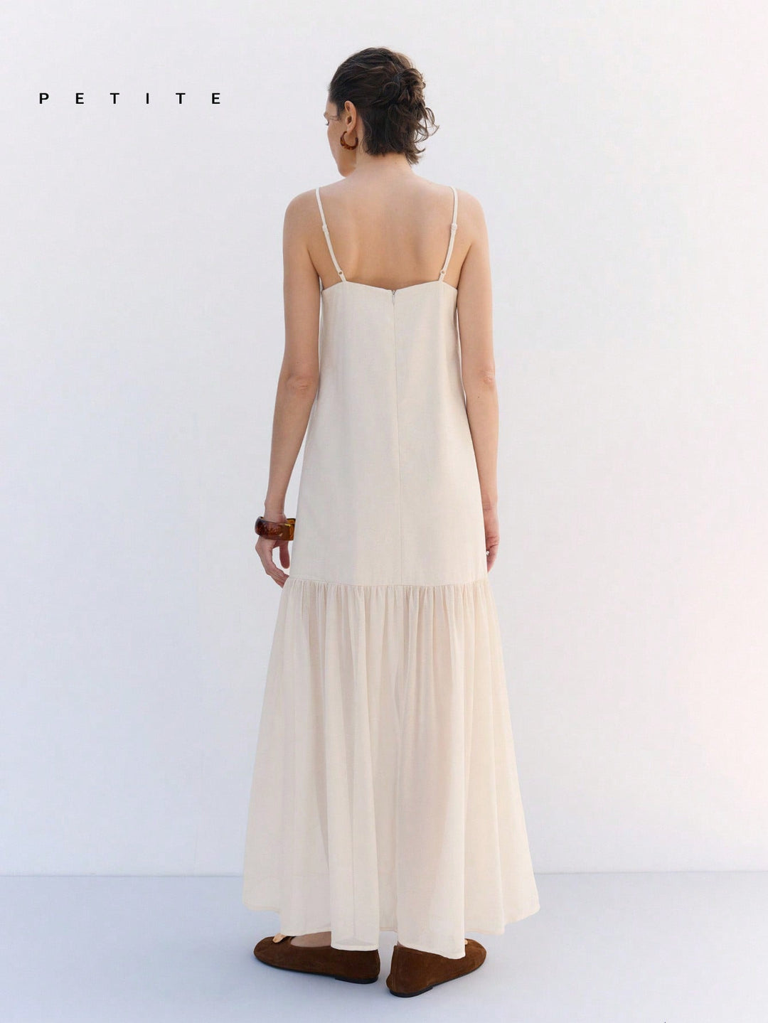 Rochie maxi SHEIN, bej