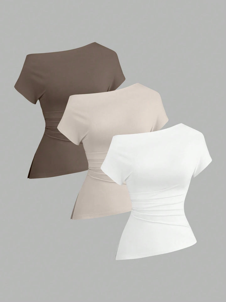 Set tricou SHEIN, mix culori