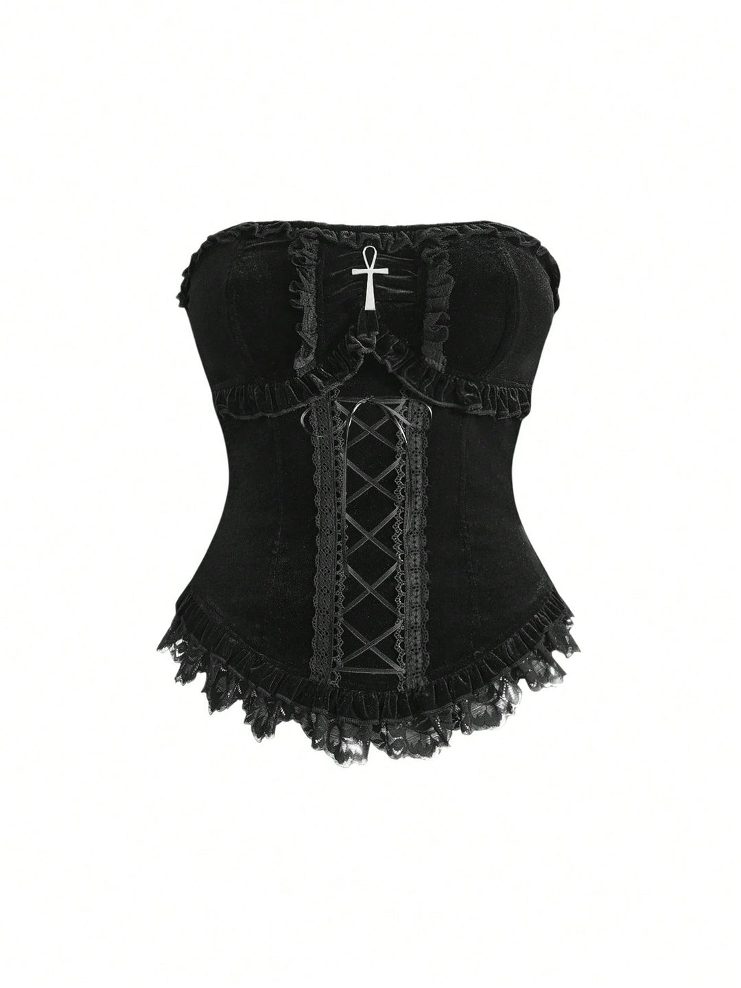 Top SHEIN, negru