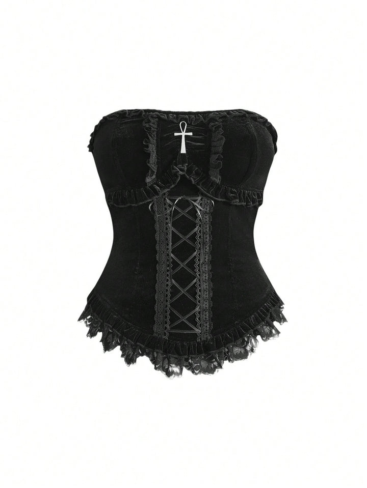 Top SHEIN, negru