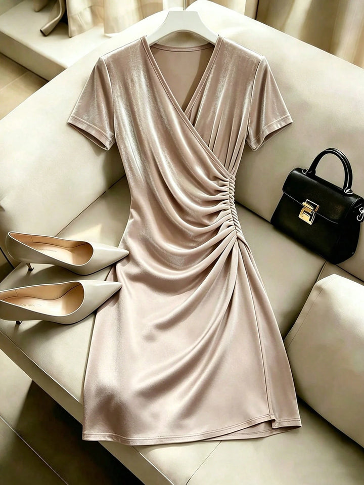 Rochie midi SHEIN, bej