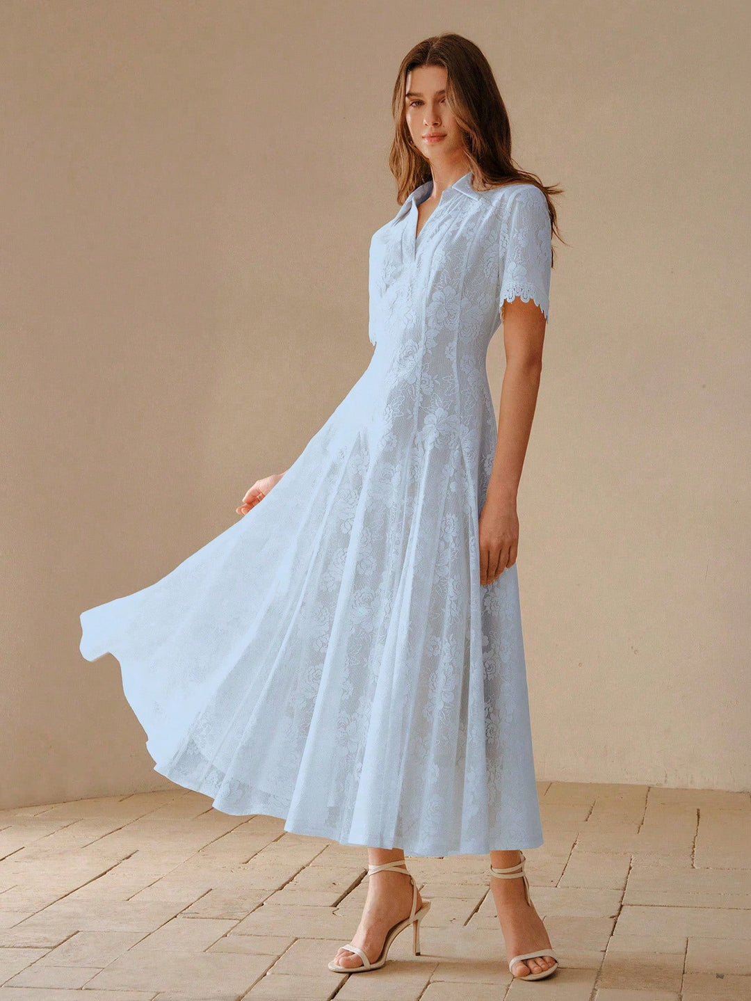 Rochie midi SHEIN, albastru