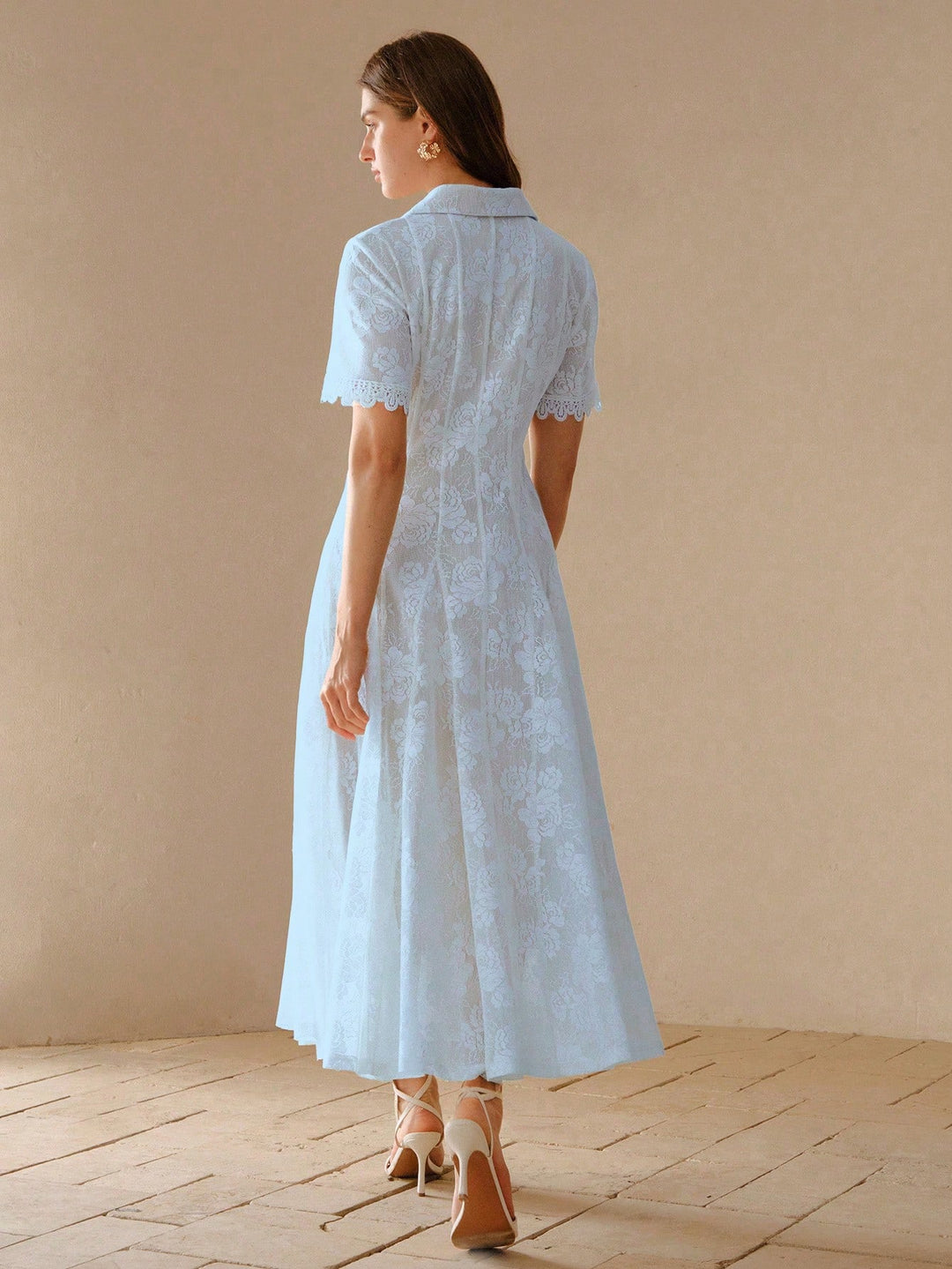 Rochie midi SHEIN, albastru